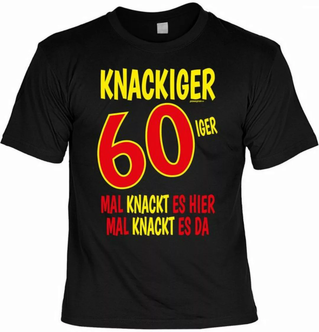 Art & Detail Shirt T-Shirt Lustige Sprüche Fun Shirt Knackiger 60iger mal k günstig online kaufen