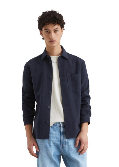 Marc O'Polo DENIM Hemdjacke mit leichter Struktur günstig online kaufen