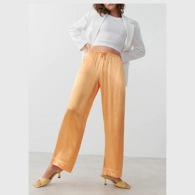 Gina Tricot Stoffhose Stylische Gina Tricot Daria Satin Trousers günstig online kaufen