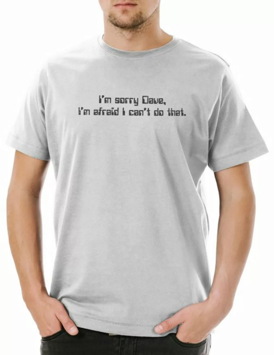 Urban Backwoods Print-Shirt I'm Sorry Dave Herren T-Shirt Hal 9000 2001 201 günstig online kaufen