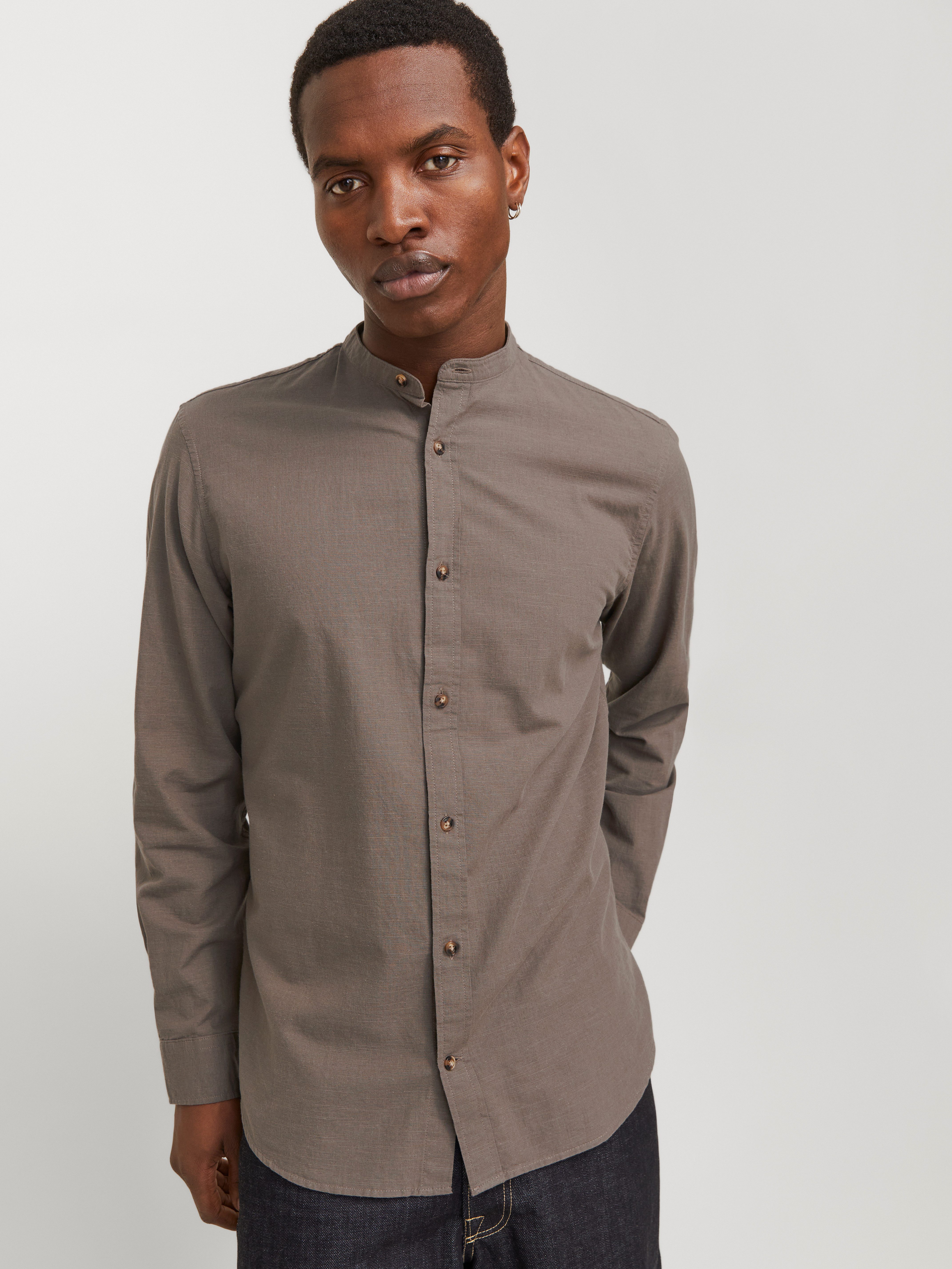 Jack & Jones Langarmhemd JJESUMMER BAND günstig online kaufen