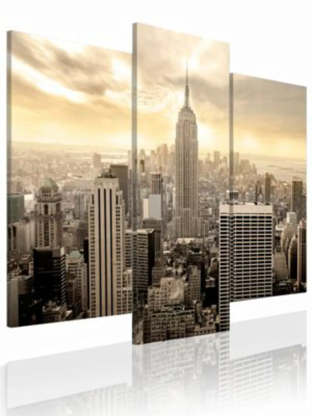 artgeist Wandbild New York City kurz vor Abenddämmerung mehrfarbig Gr. 120 günstig online kaufen