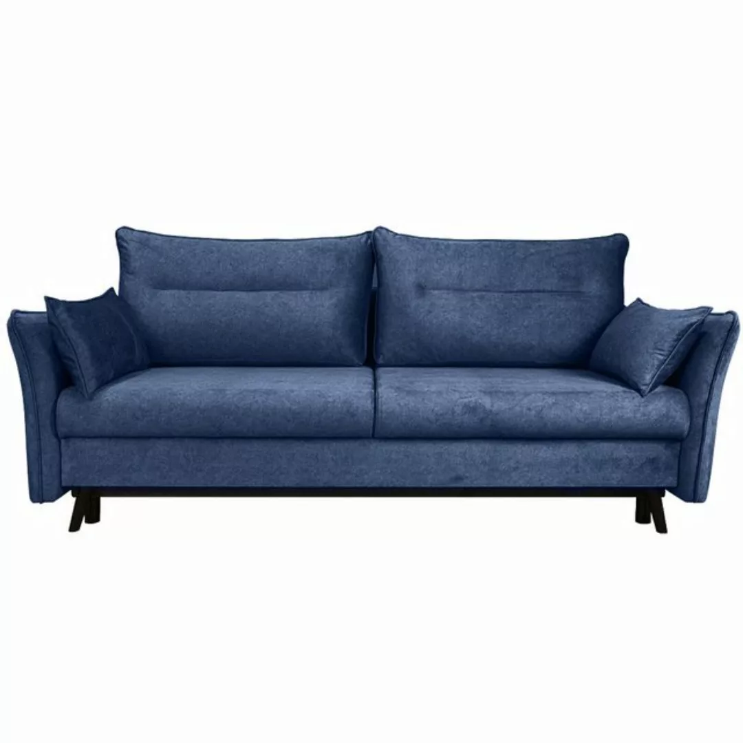 Paspartur Schlafsofa COSIMO, 220x 94x100 cm Bettsofa mit Holzfüße und Gäste günstig online kaufen