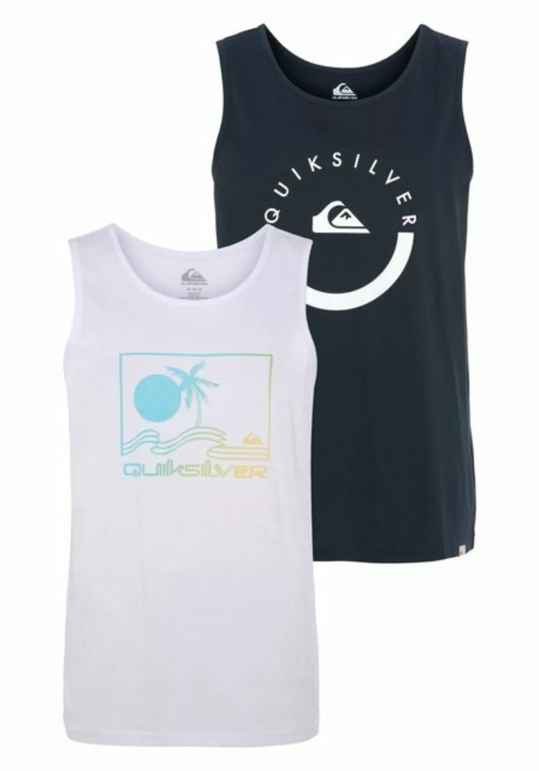 Quiksilver Tanktop Herren Doppelpack mit Logodruck (Packung, 2-tlg) günstig online kaufen