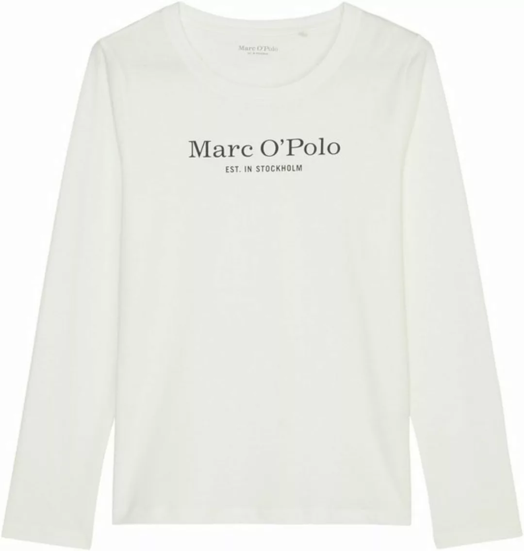 Marc O'Polo Langarmshirt MIX-N-MATCH mit Brustprint in Kontrastfarbe günstig online kaufen