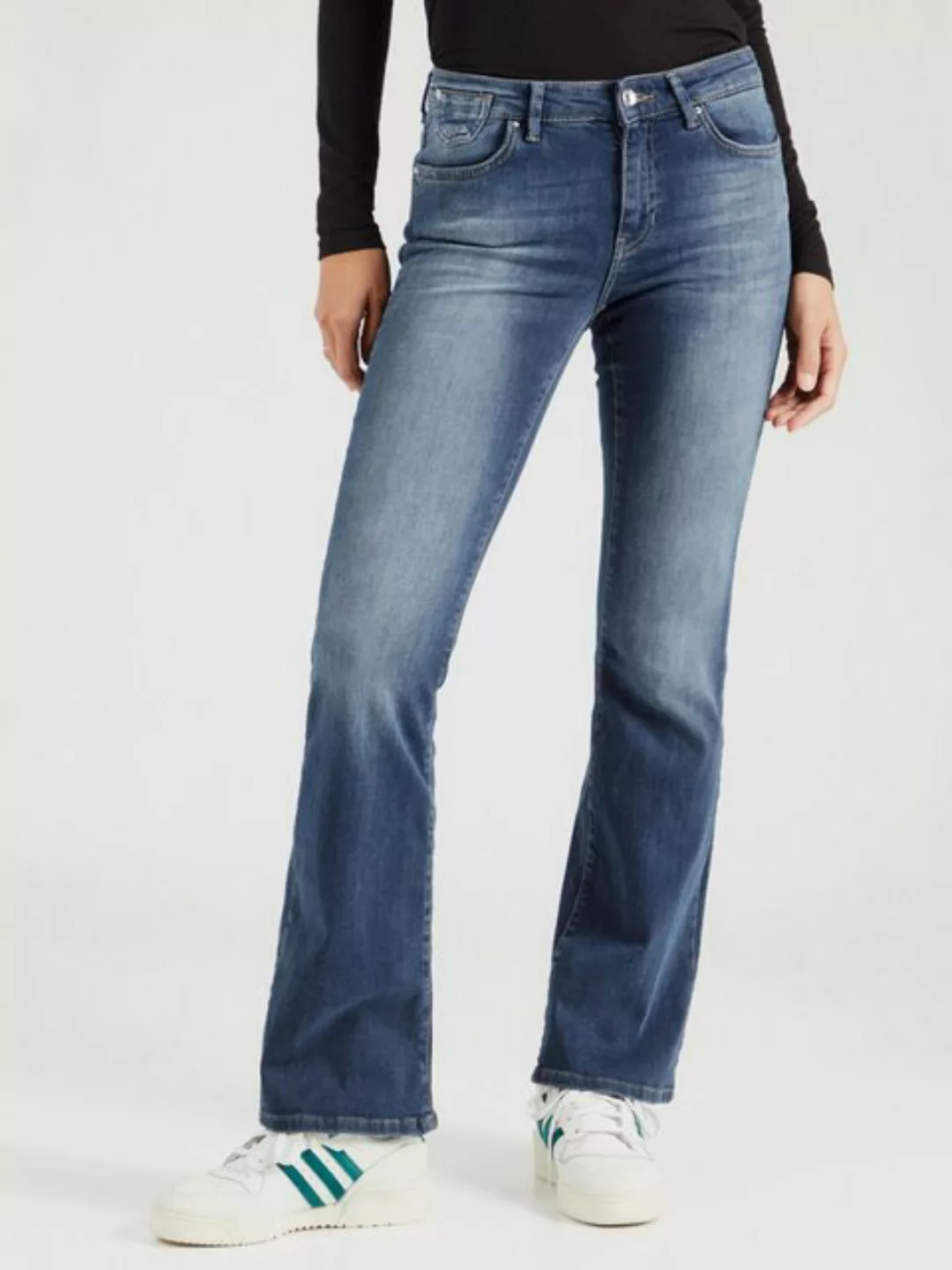 ONLY Bootcut-Jeans "ONLBLUSH ICON COIN MID FL DNM CRO300NOOS" günstig online kaufen