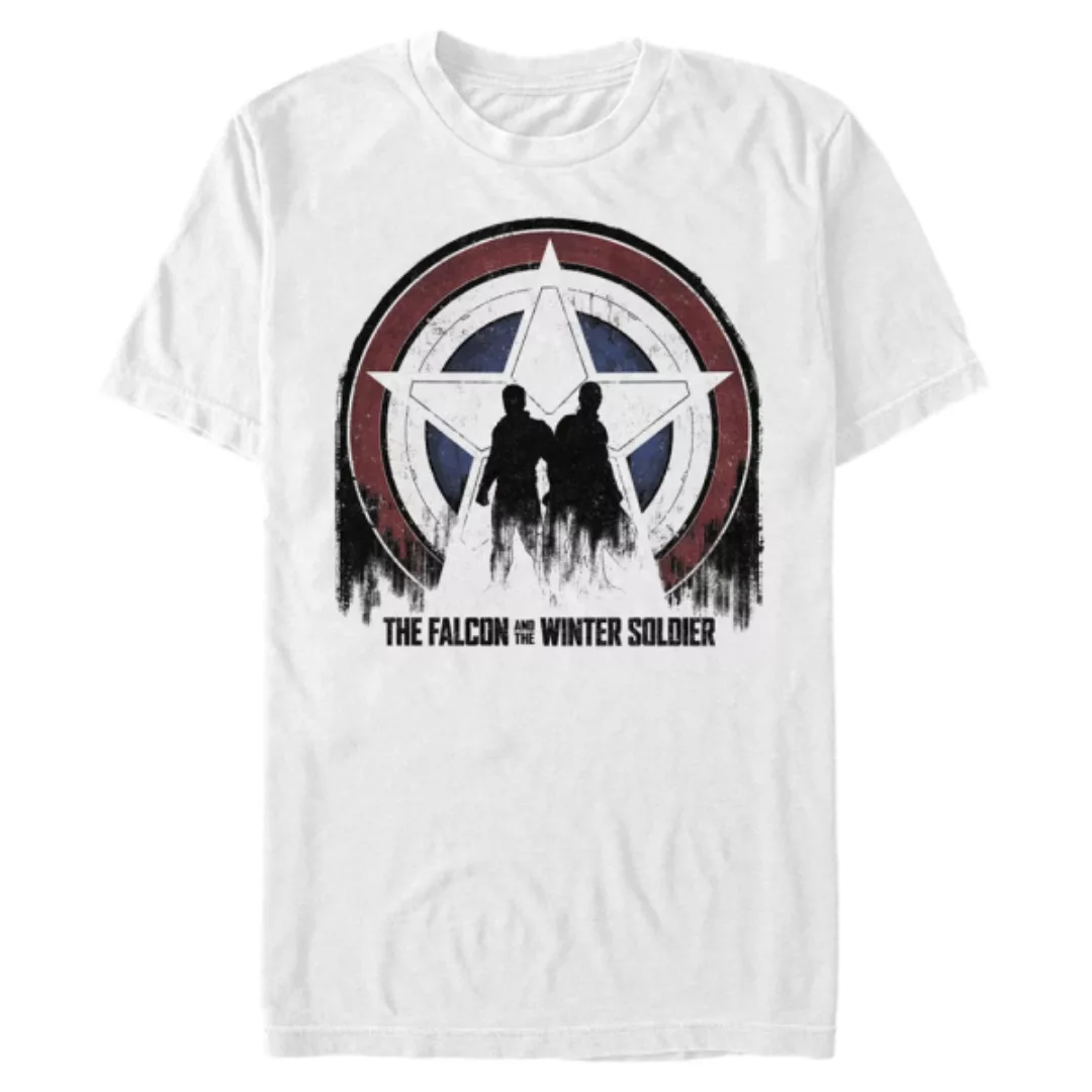 Marvel - The Falcon and the Winter Soldier - Gruppe Silhouette Shield - Män günstig online kaufen