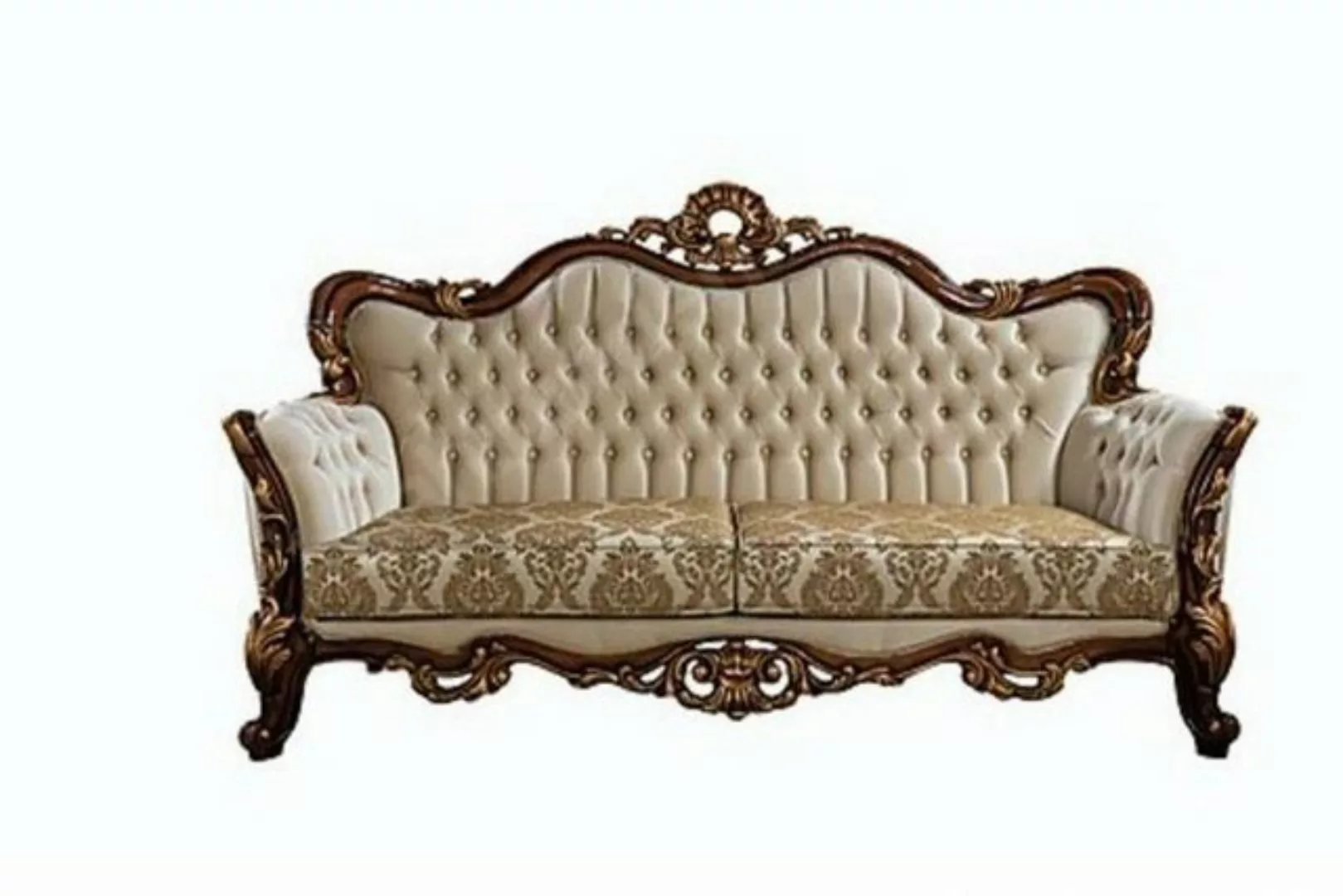 JVmoebel Sofa, Edler Chesterfield Barock Dreisitzer Möbel Sofa Couchen Stof günstig online kaufen