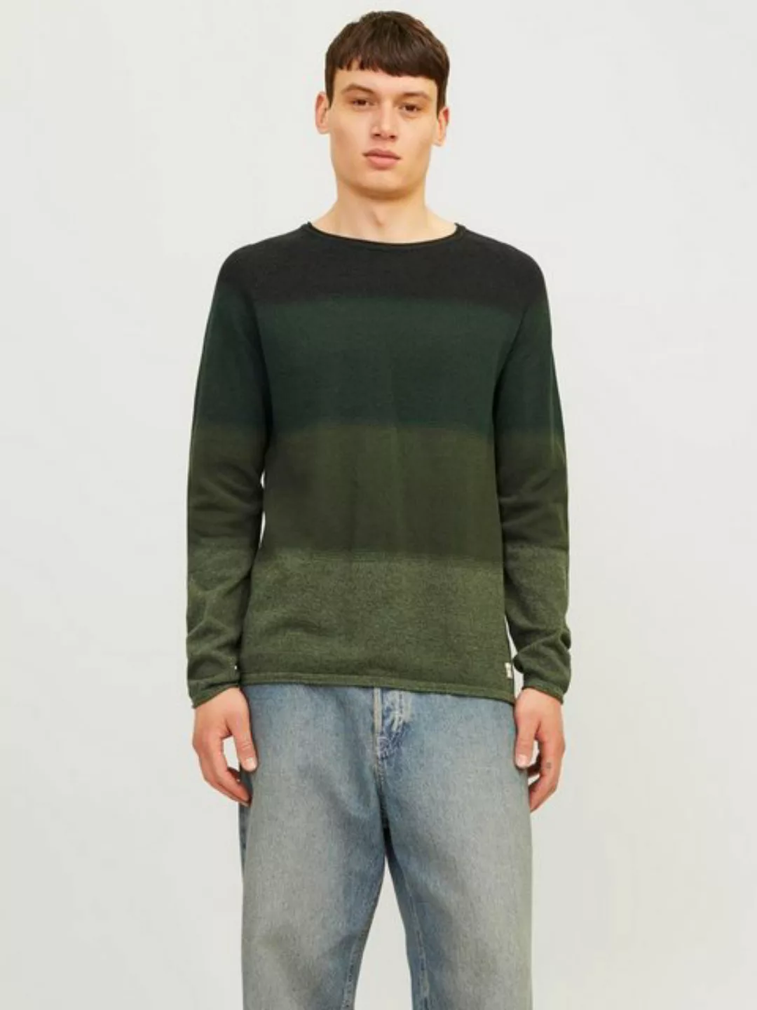 Jack & Jones Rundhalspullover JJEHILL KNIT CREW NECK NOOS günstig online kaufen