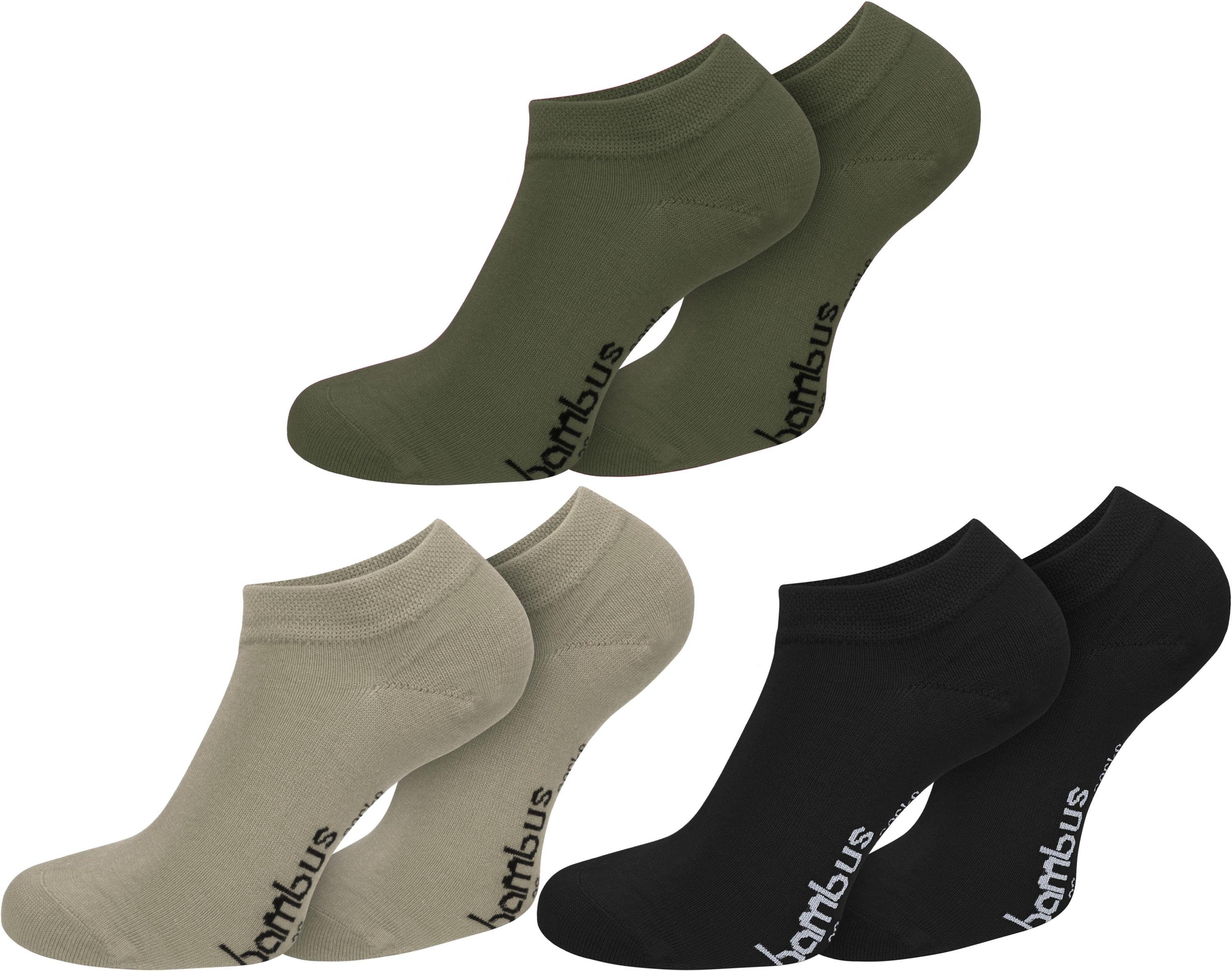 normani Sneakersocken 6 Paar Bambus-Gesundheitssocken Sneakers günstig online kaufen