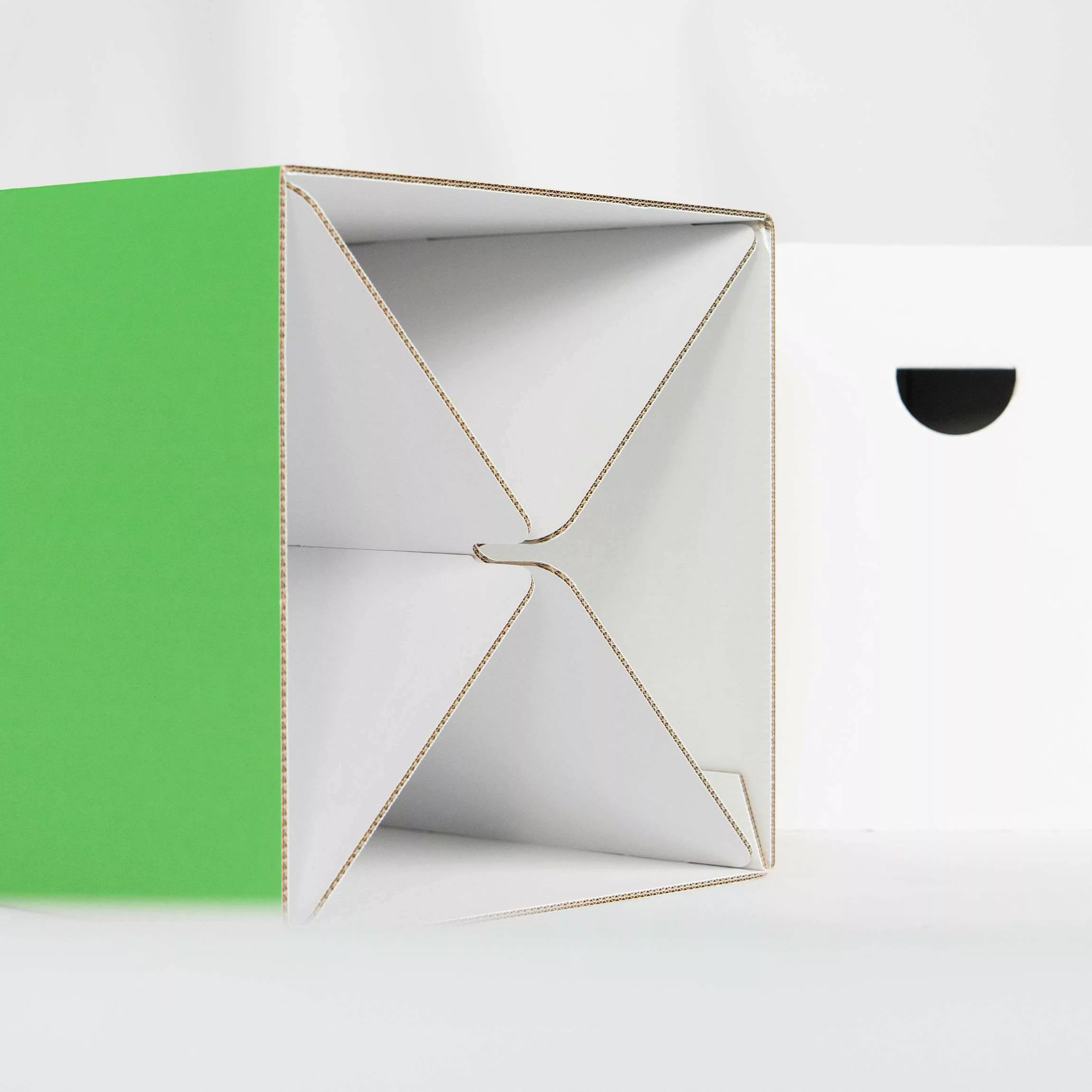 FOLDZILLA 2-teiliges Kinderhocker Set Pappe Happy Frosch & Hase günstig online kaufen