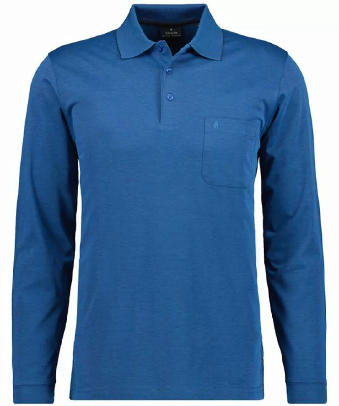 RAGMAN Langarm-Poloshirt Polo soft knit LS günstig online kaufen