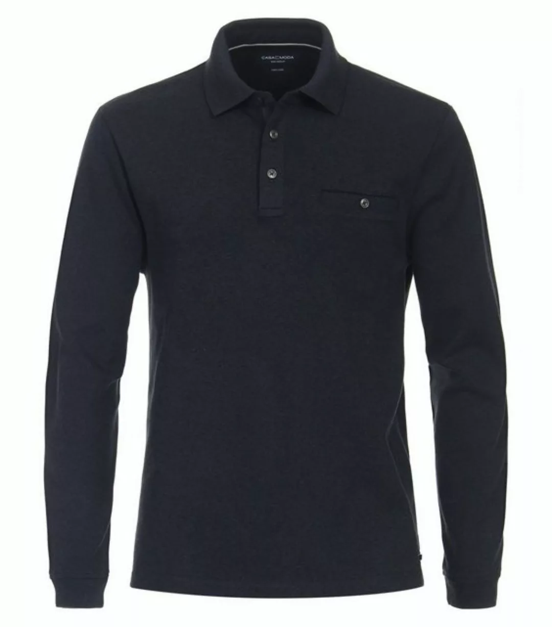 CASAMODA Langarm-Poloshirt CASAMODA Polo-Shirt Langarm gestreift günstig online kaufen