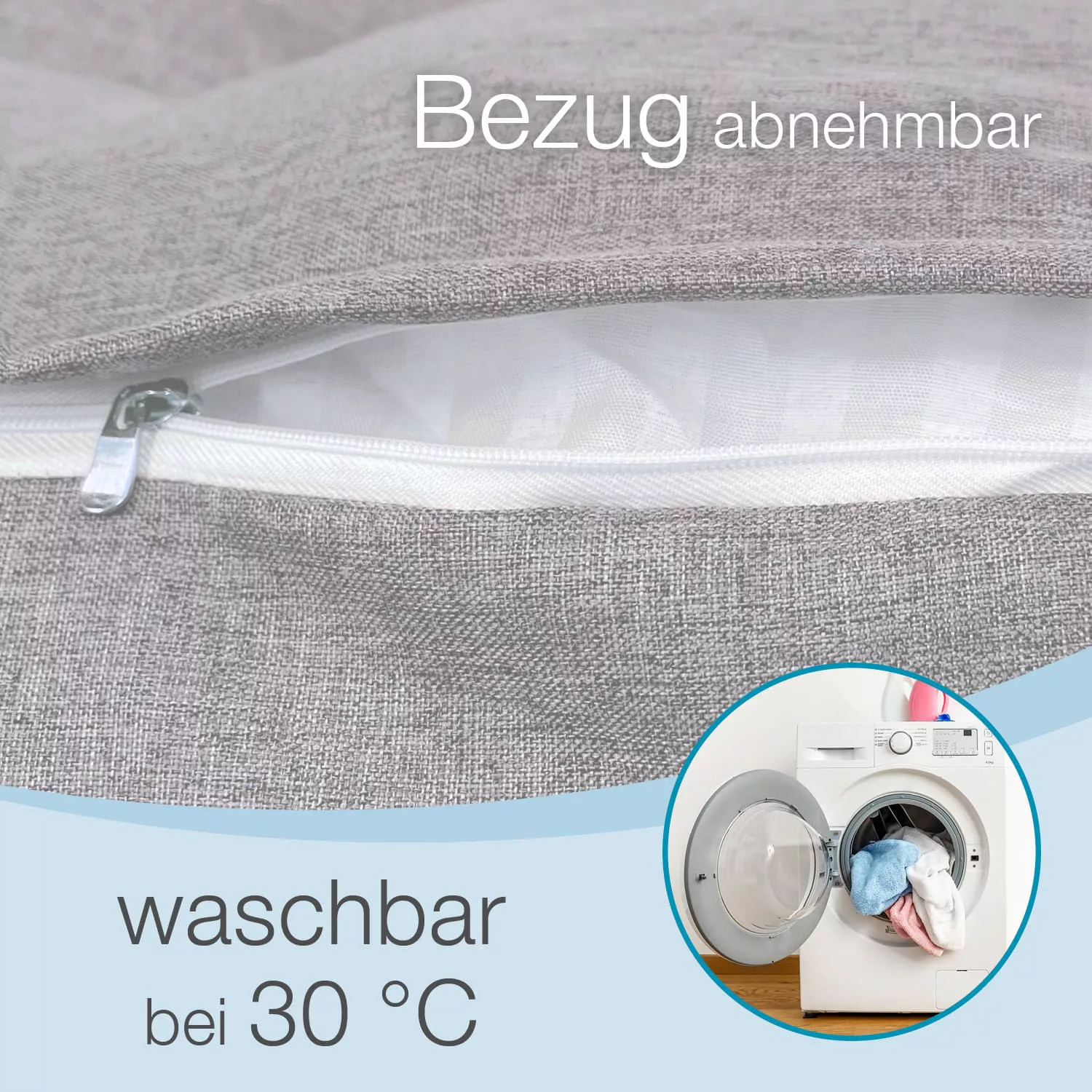 Bett- und Rückenstützkissen, Breite 70 cm günstig online kaufen