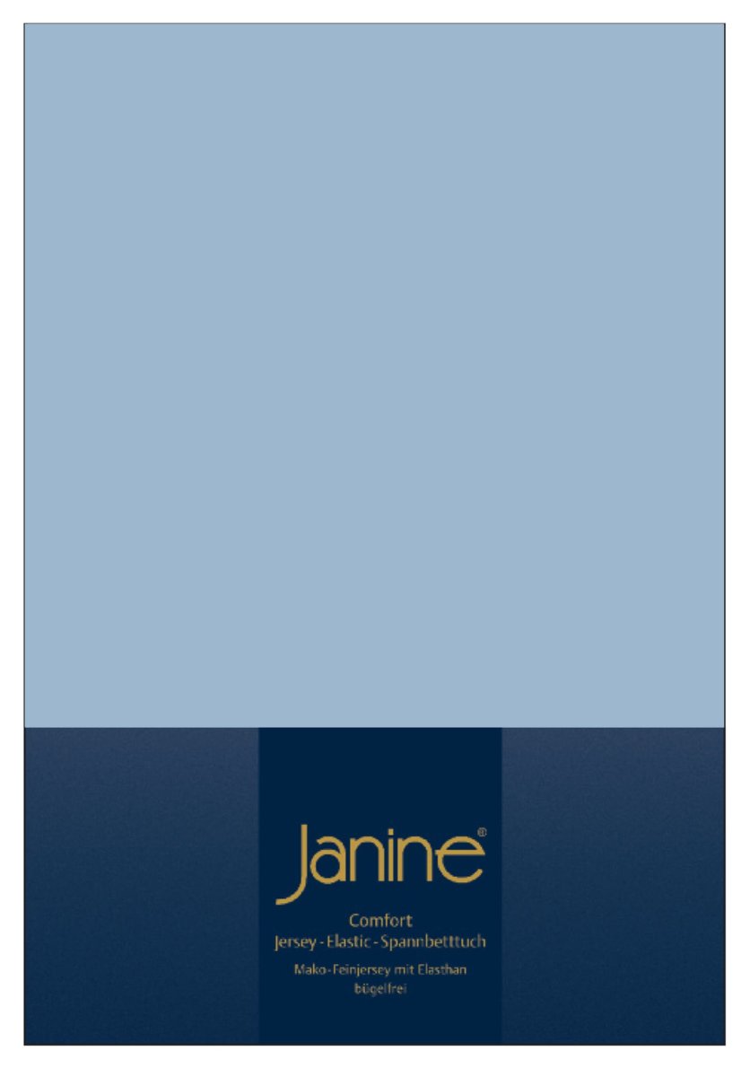 Janine Spannbetttuch Comfort - Elastic-Jersey, Mako-Feinjersey, Bettlaken H günstig online kaufen