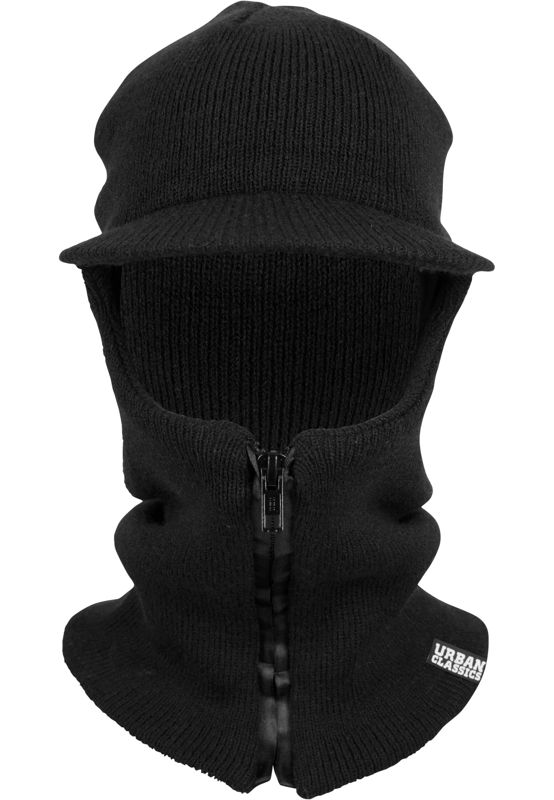 URBAN CLASSICS Beanie "Urban Classics Unisex Zipped Balaclava Visor", (1 St günstig online kaufen