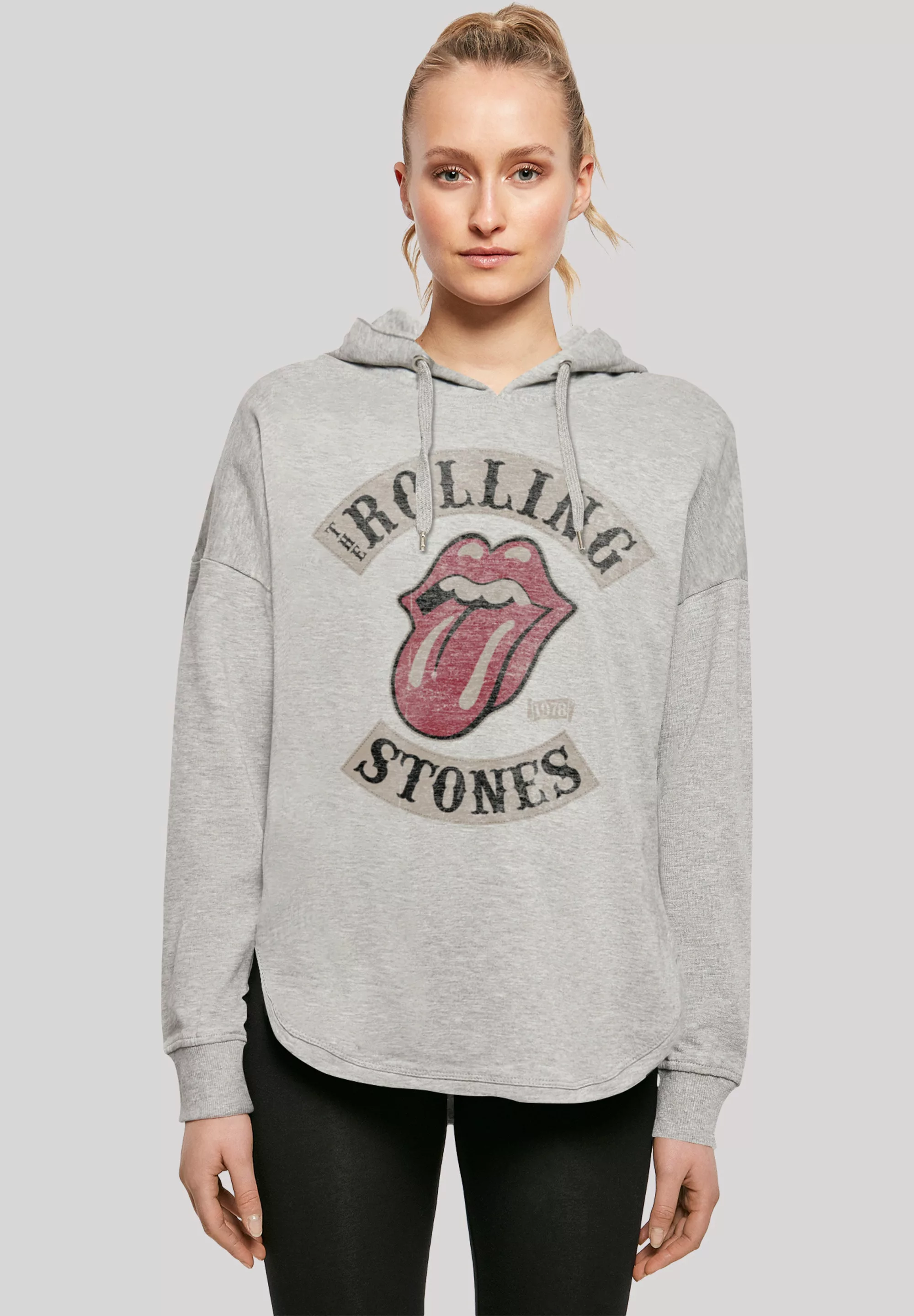 F4NT4STIC Kapuzenpullover "The Rolling Stones Rockband Tour 78 Black", Prin günstig online kaufen