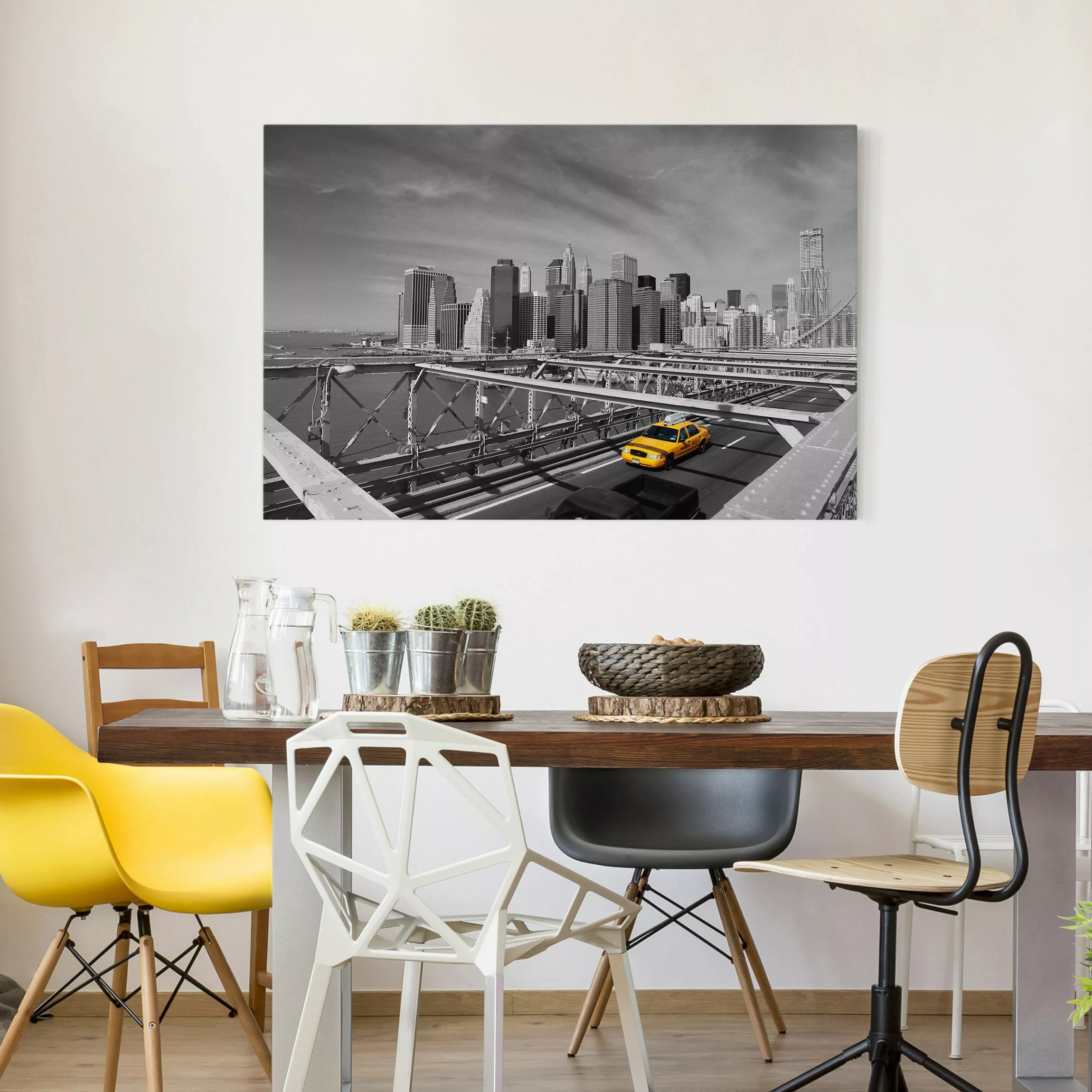 Leinwandbild New York - Querformat Taxitrip to the other Side günstig online kaufen