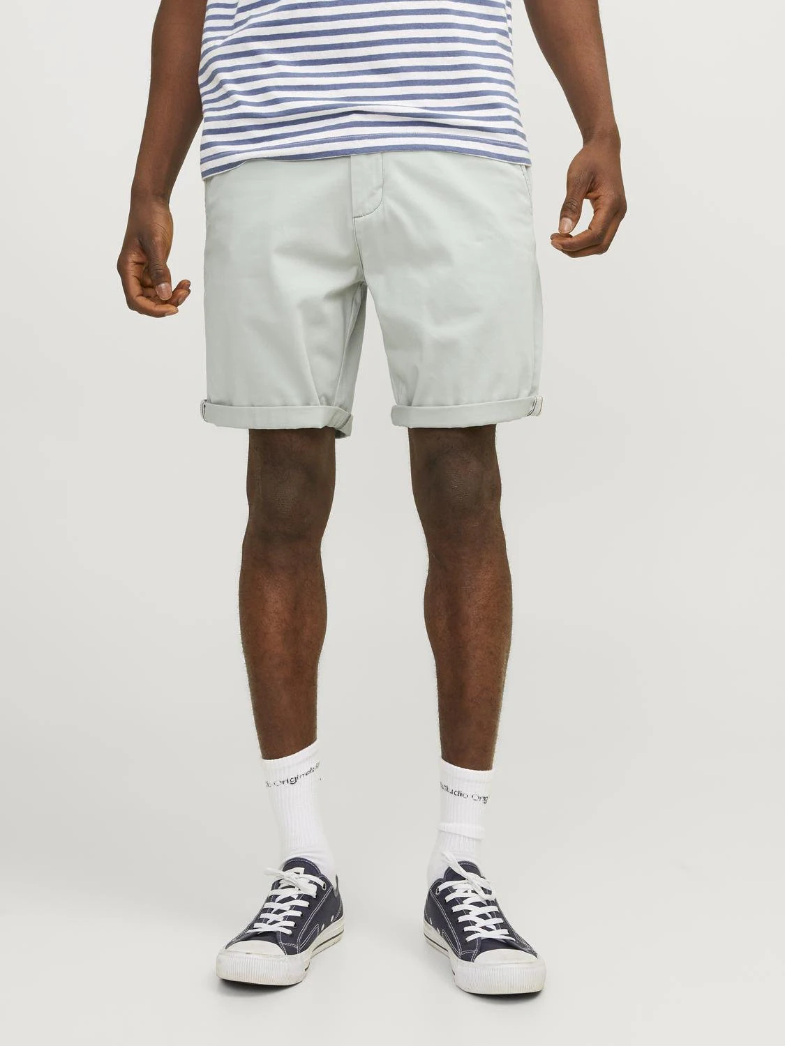 Jack & Jones Chinoshorts "JPSTBOWIE JJSHORTS S", mit Aufschlag günstig online kaufen