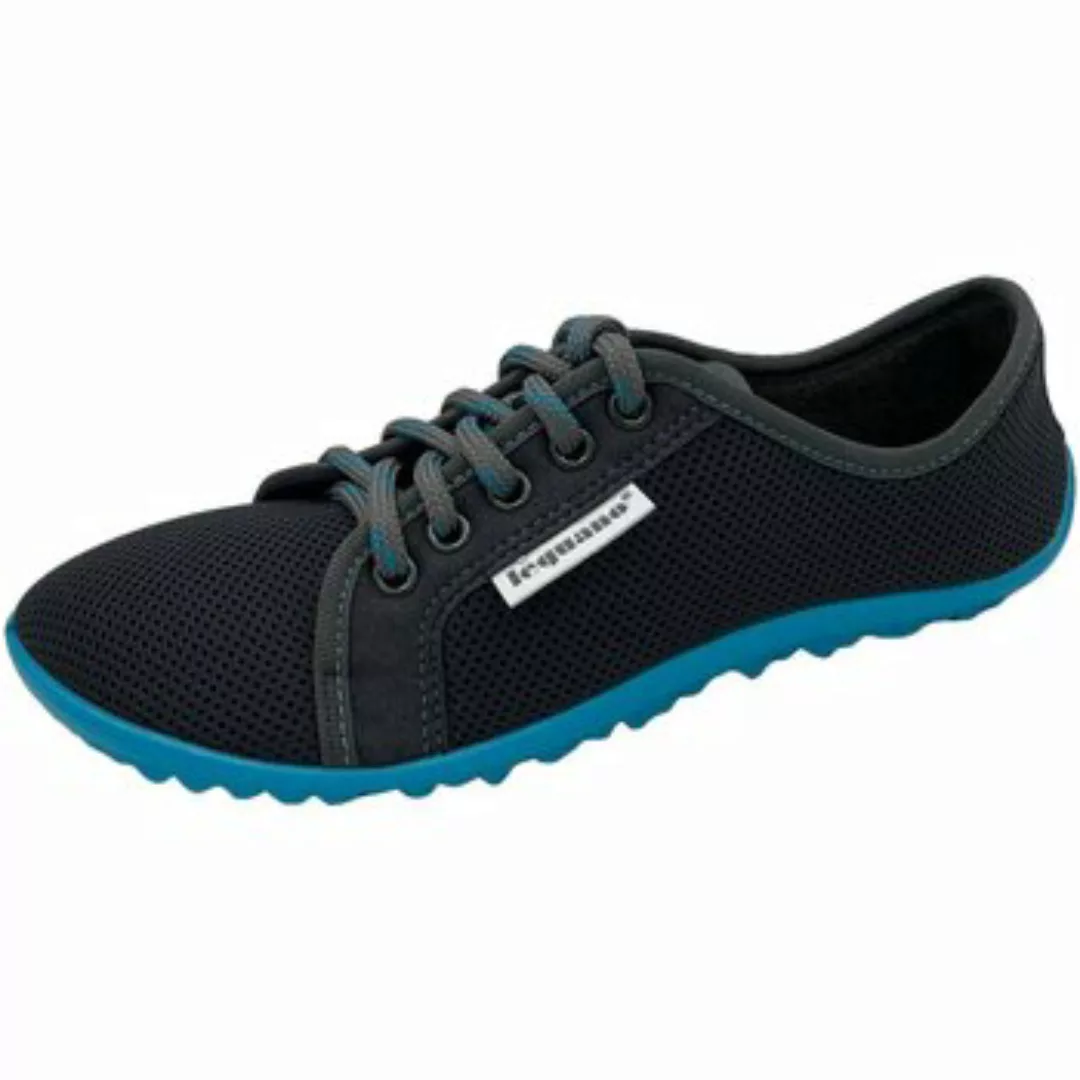 Leguano  Sneaker Sportschuhe Aktiv anthratzit blaue Sohle günstig online kaufen