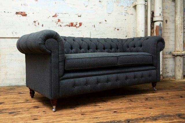 JVmoebel Chesterfield-Sofa Sofa 3 Sitzer Couch Chesterfield Polster Sitz Ga günstig online kaufen