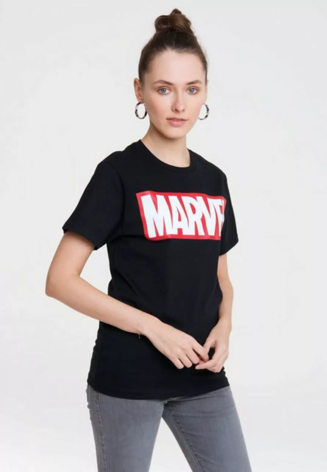 LOGOSHIRT T-Shirt "Marvel Comics", mit großem Logo günstig online kaufen