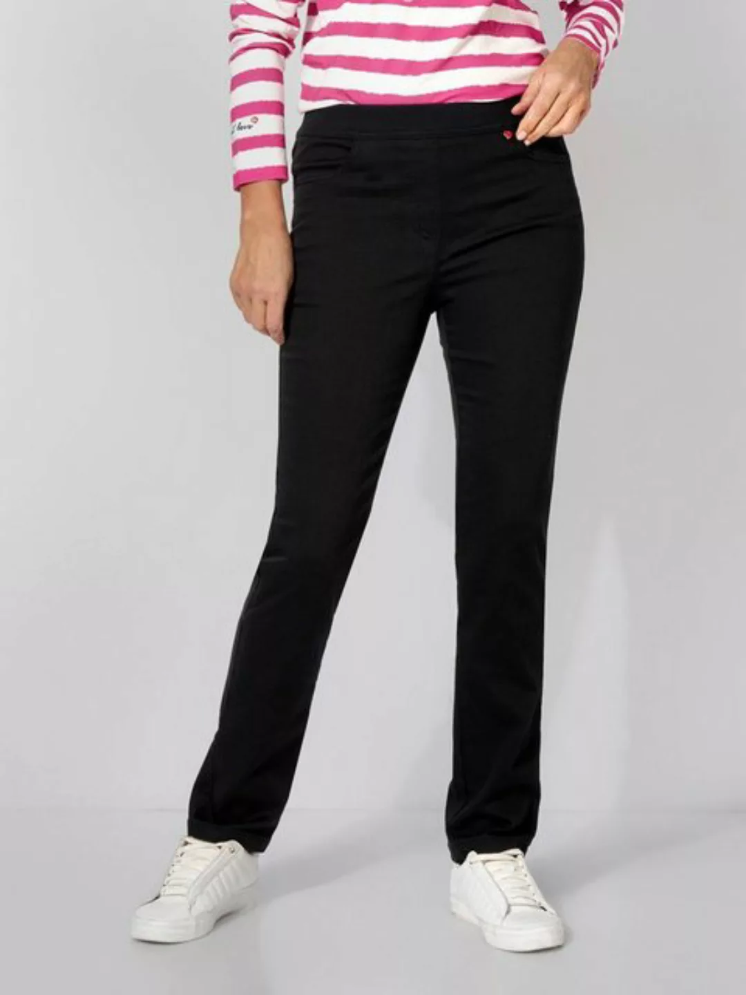 Relaxed by TONI 5-Pocket-Hose My Darling mit breitem Jerseybund günstig online kaufen