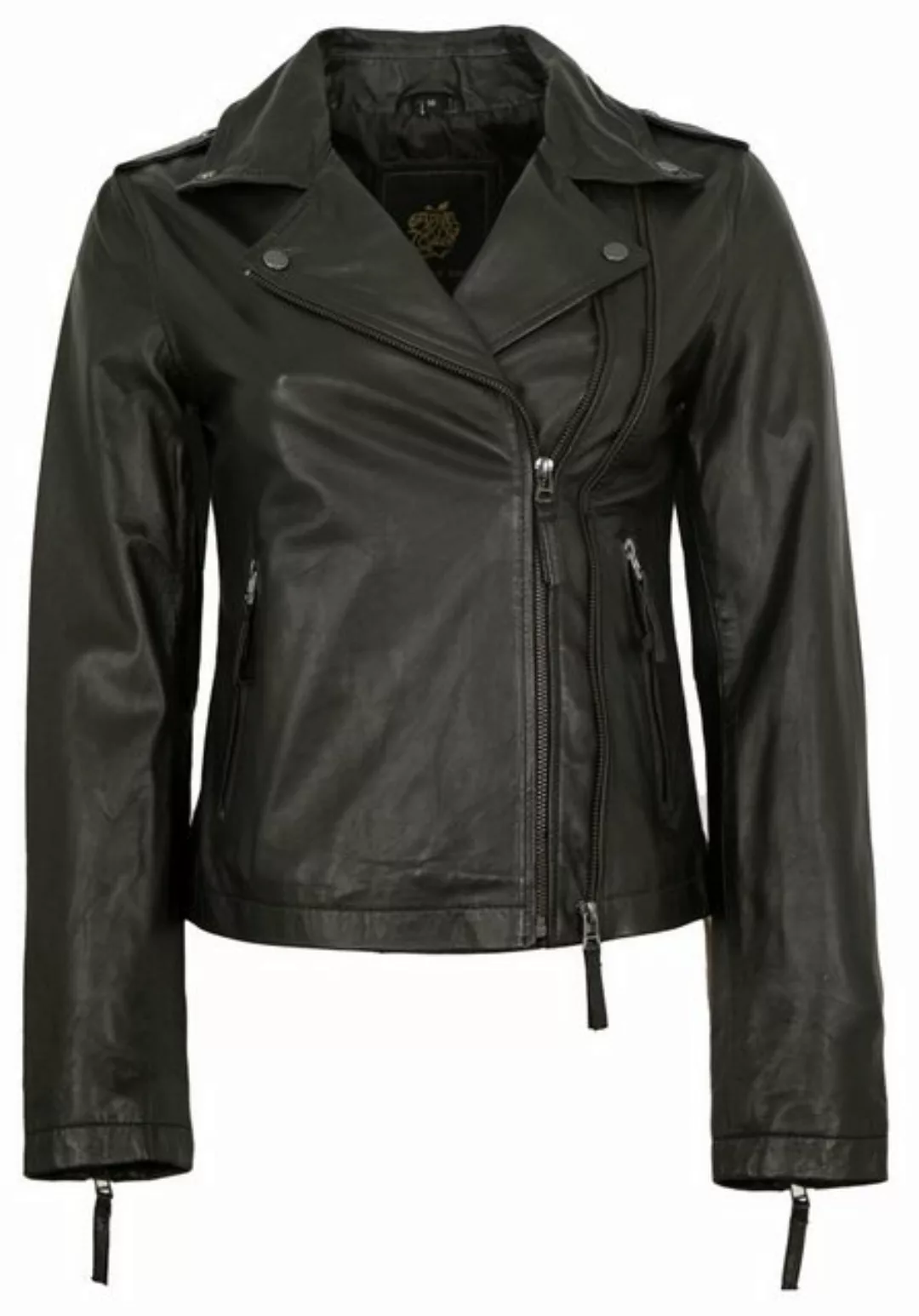 Apple of Eden Lederjacke AOE-102/L Apple of Eden - Damen Lederjacke Bikerja günstig online kaufen