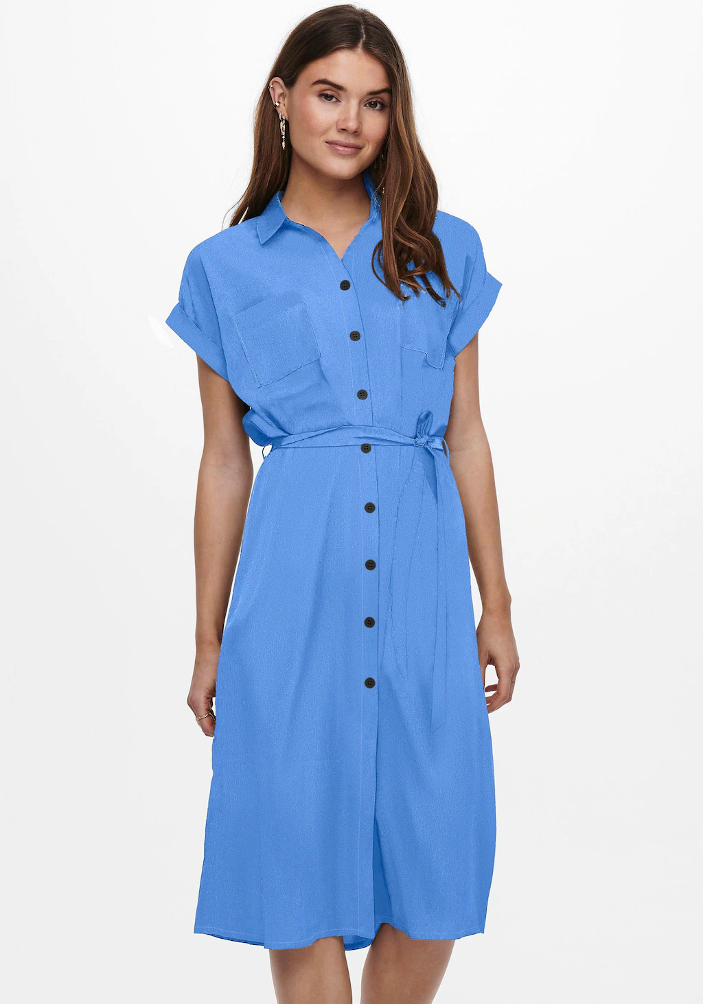 ONLY Hemdblusenkleid "ONLHANNOVER S/S SHIRT DRESS NOOS WVN" günstig online kaufen