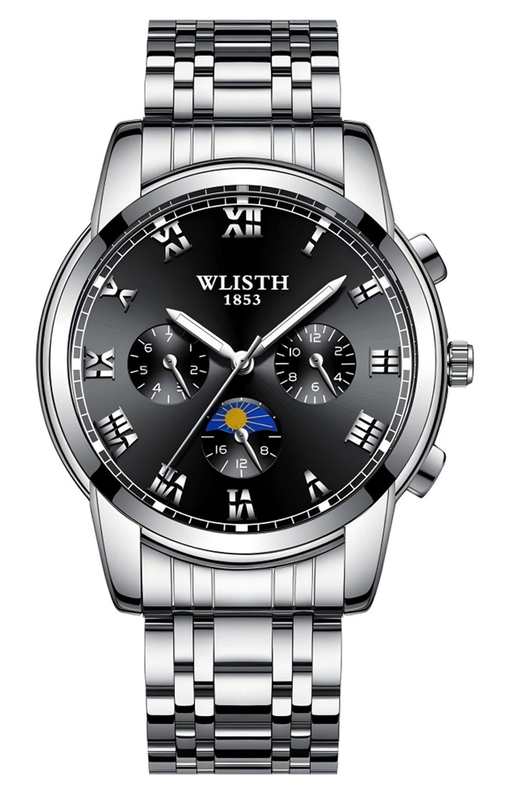 ibettertec Quarzuhr Quarzuhr Armbanduhr Edelstahl Herren günstig online kaufen
