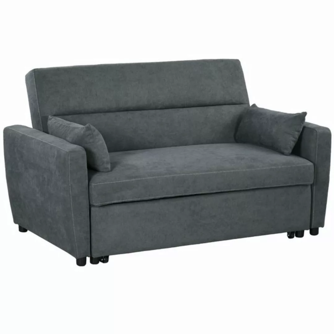 HOMCOM Schlafsofa Sofa mit Schlaffunktion, Sofagarnitur, Verstellbarer Wink günstig online kaufen