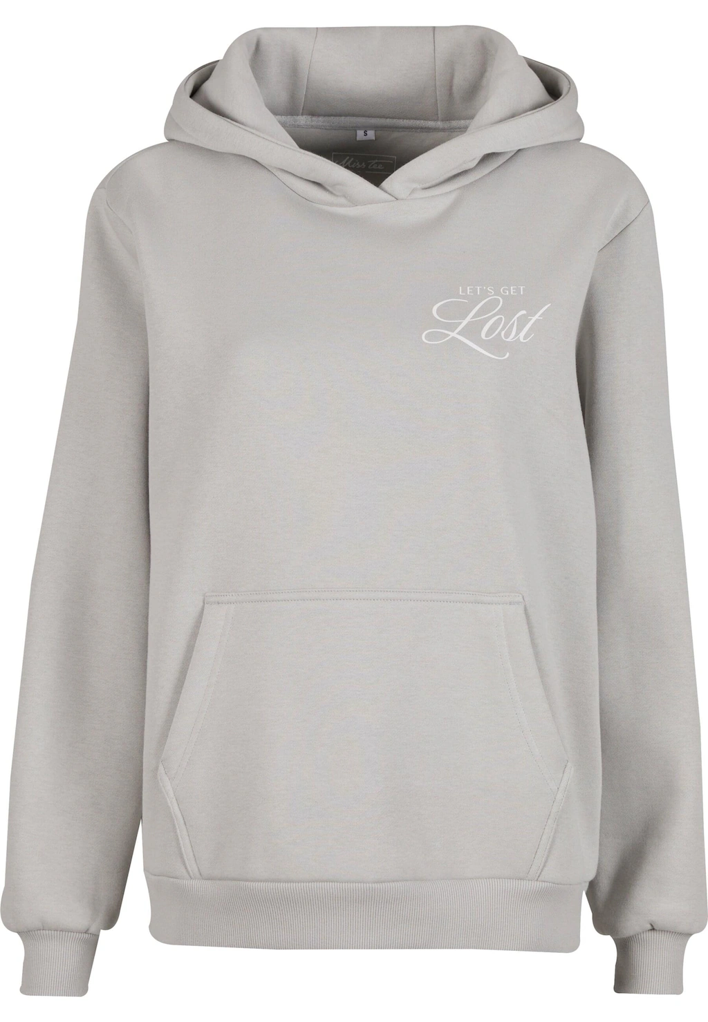 Miss Tee Kapuzenpullover "Miss Tee Lost Flowers Ladies Fluffy Hoody" günstig online kaufen