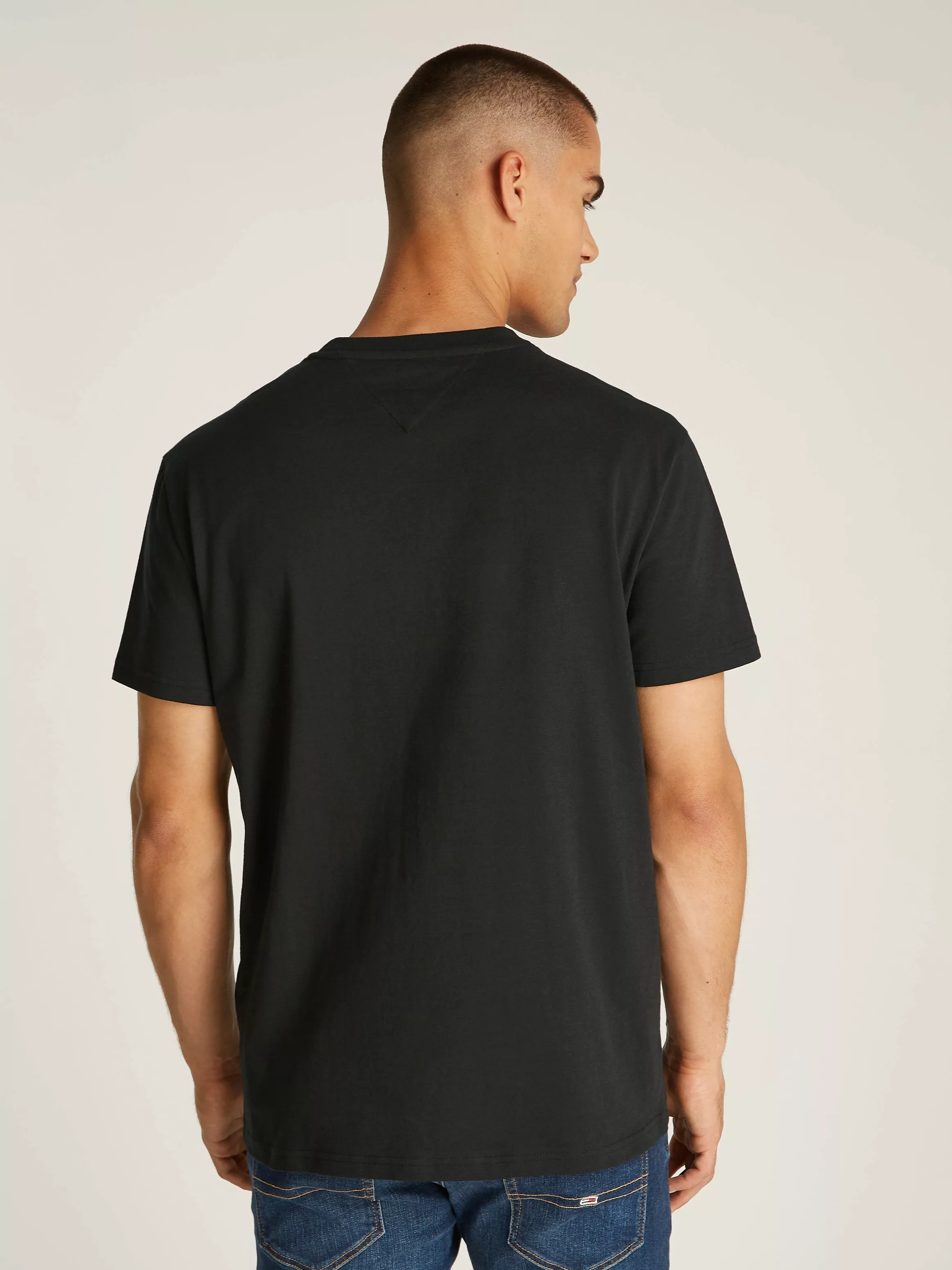 Tommy Jeans T-Shirt "TJM REG SIGNATURE TEE EXT", in Unifarbe günstig online kaufen