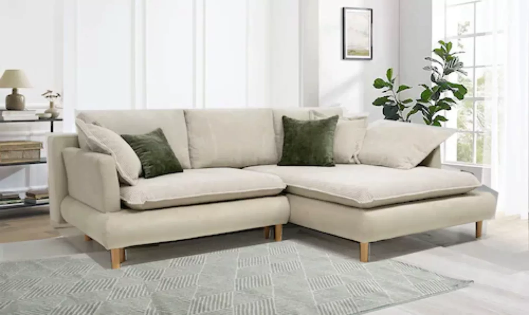 COLLECTION AB Ecksofa Mandela L-Form, mit Bettfunktion und Bettkasten günstig online kaufen