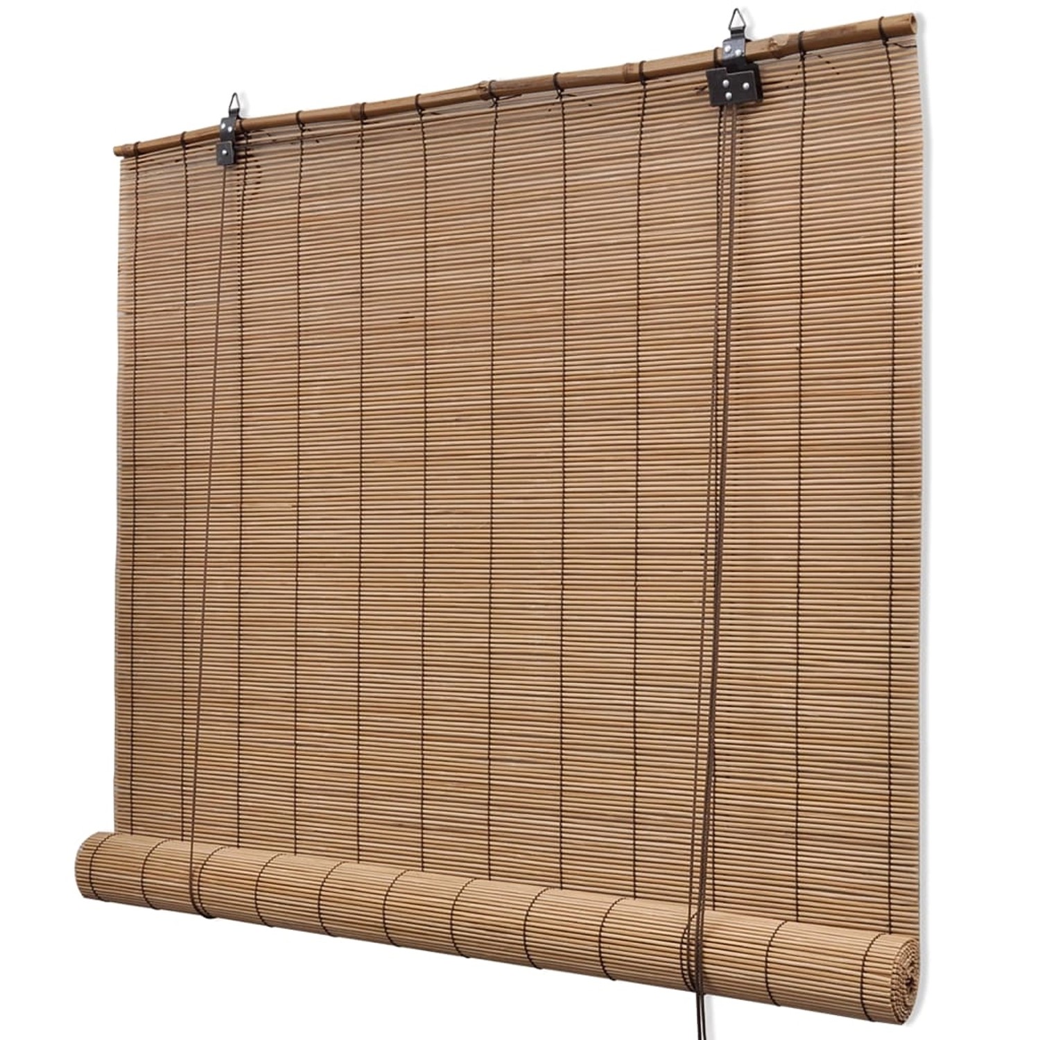 vidaXL Braunes Bambusrollo 140 x 160 cm günstig online kaufen