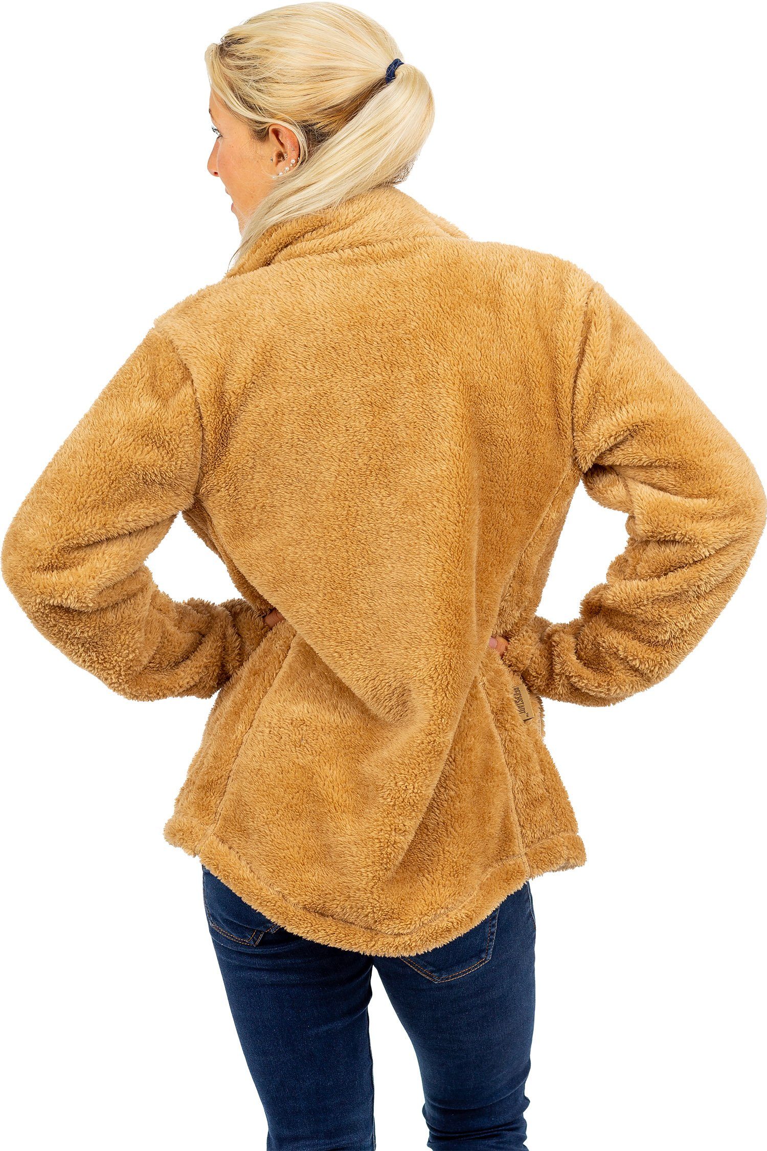 Reichstadt Fleecejacke Kuschelige Flauschige Jacke 22RSW002 günstig online kaufen