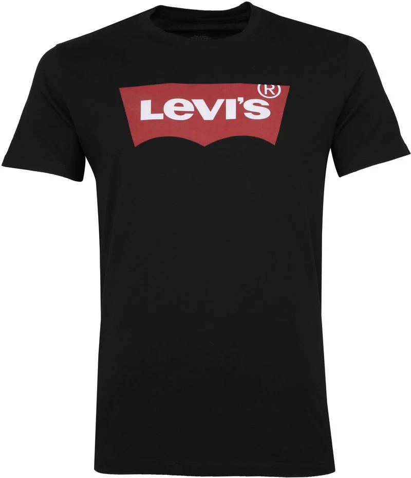 Levi's T-Shirt mit Logo Schwarz - Größe L günstig online kaufen