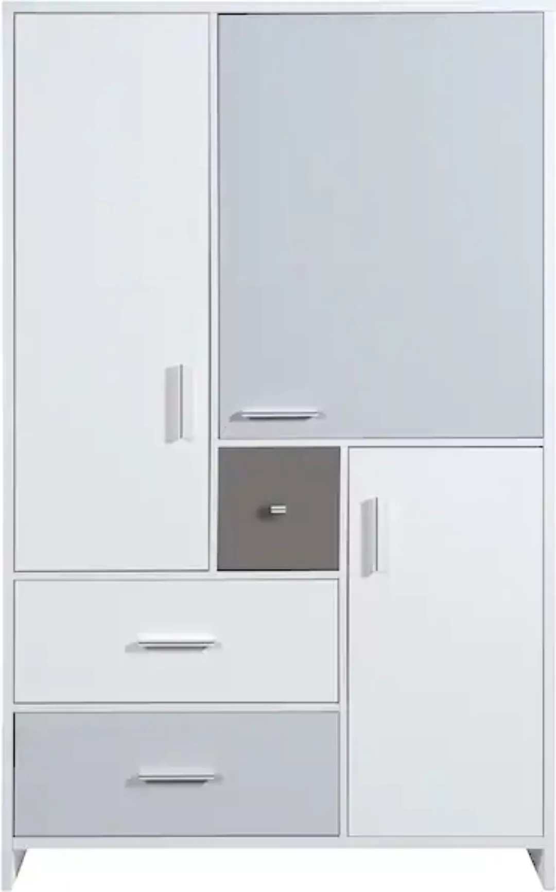 Schardt Kleiderschrank »Candy Grey, Kinderkleiderschrank«, Made in Germany günstig online kaufen