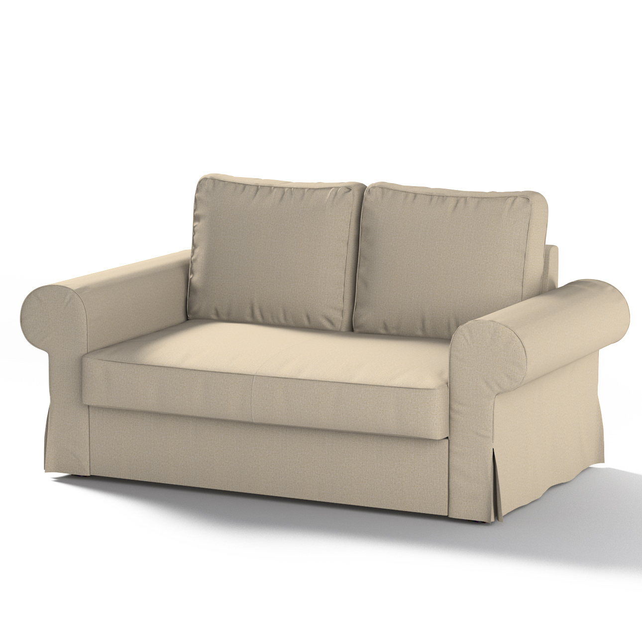 Bezug für Backabro 2-Sitzer Sofa ausklappbar, beige, Bezug für Backabro 2-S günstig online kaufen