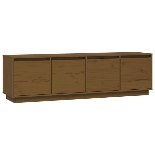 vidaXL TV-Schrank TV-Schrank Honigbraun 156x37x45 cm Massivholz Kiefer günstig online kaufen