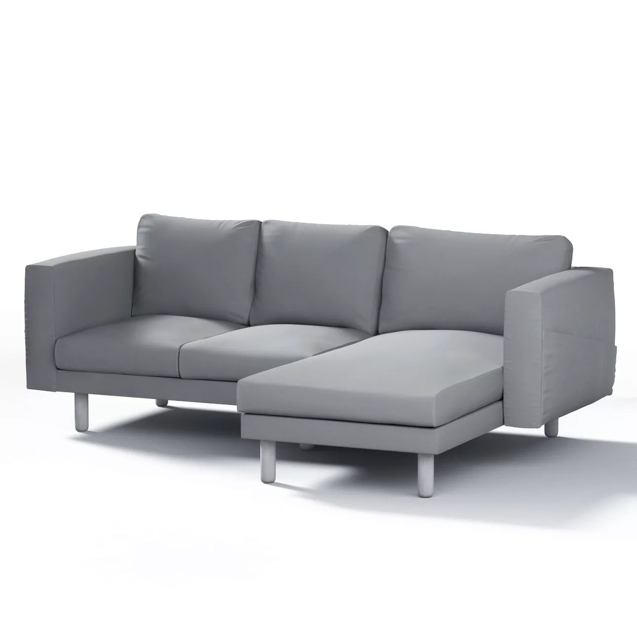 Bezug für Norsborg 3-Sitzer Sofa mit Recamiere, grau, Norsborg Bezug für 3- günstig online kaufen