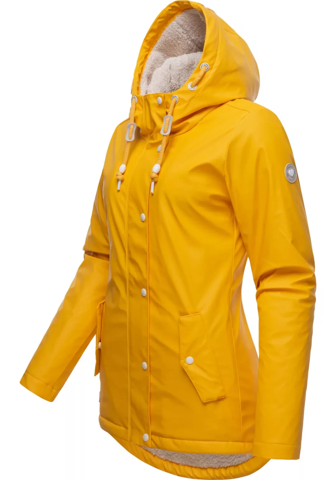 Ragwear Regenjacke "Marge", mit Kapuze, warm gefütterter Damen Winter Regen günstig online kaufen