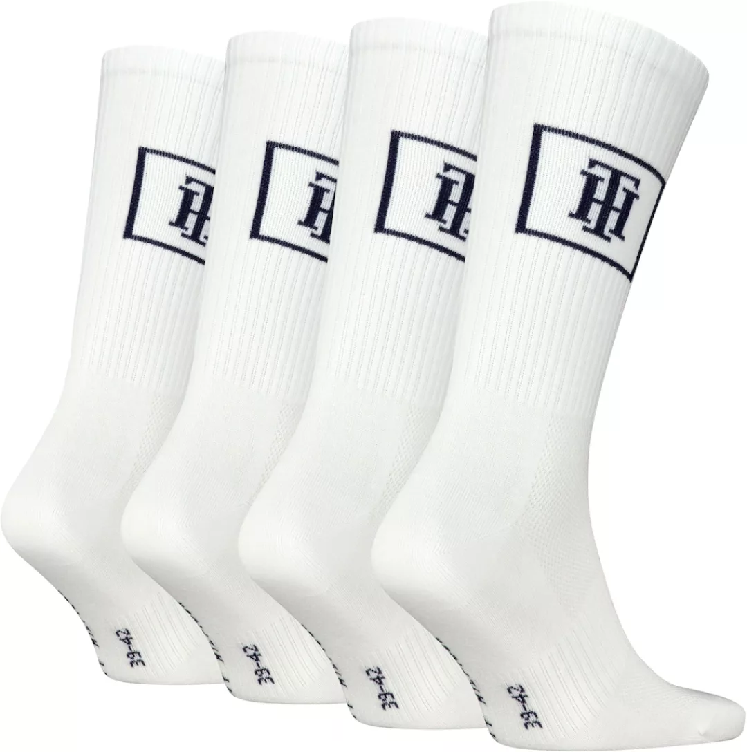 Tommy Hilfiger Sportsocken "CREW SOCK MONOGRAM LOCKER ROOM", (4 Paar), mit günstig online kaufen