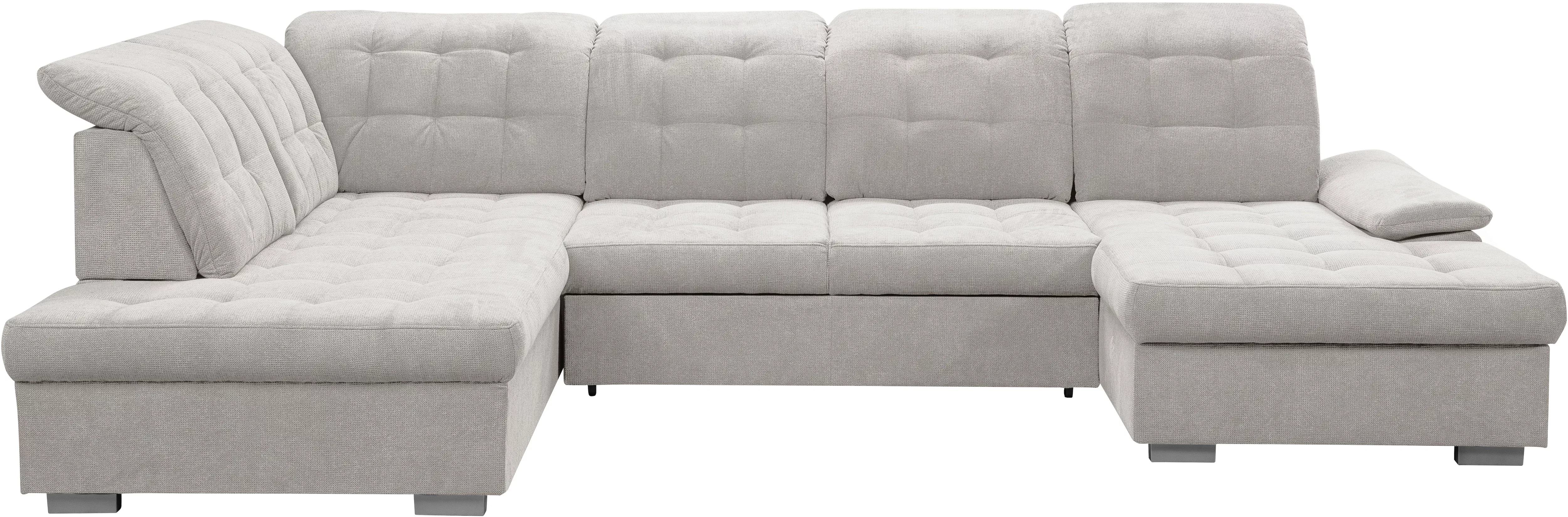 WERK2 Wohnlandschaft "Kordula-New U-Form", Sofa in U-Form mit Schlaffunktio günstig online kaufen