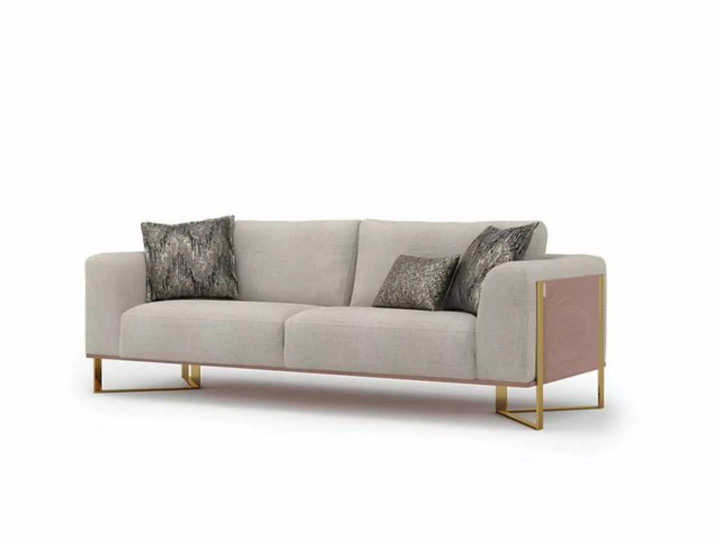 Xlmoebel Sofa Sofa für drei Personen im Wohnzimmer mit Design-Polstern und günstig online kaufen