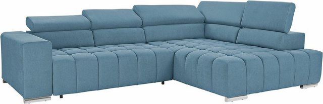 exxpo - sofa fashion Ecksofa "Elias, aktuelle Kreuzsteppung im Sitz, bequem günstig online kaufen