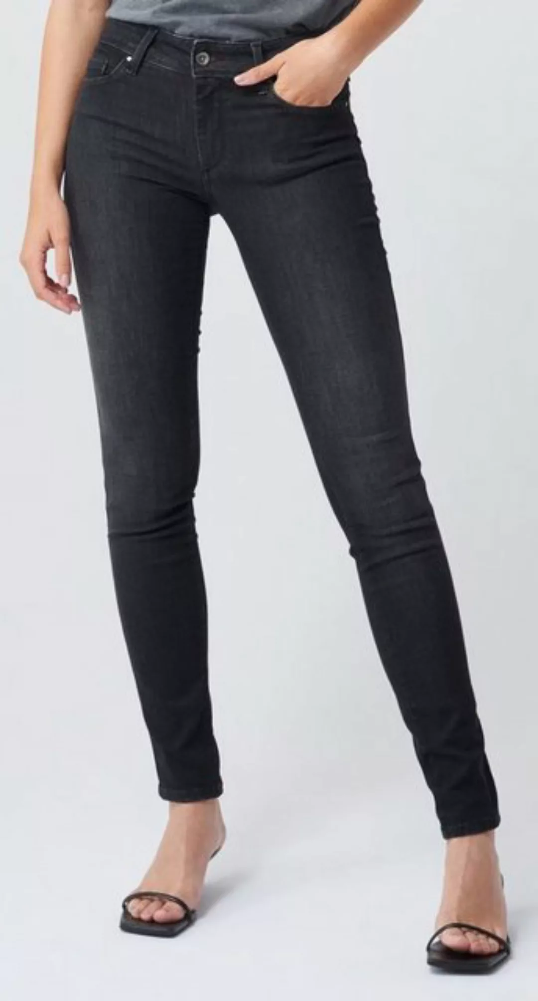 Salsa Stretch-Jeans SALSA JEANS WONDER PUSH UP SKINNY black used 125355.000 günstig online kaufen
