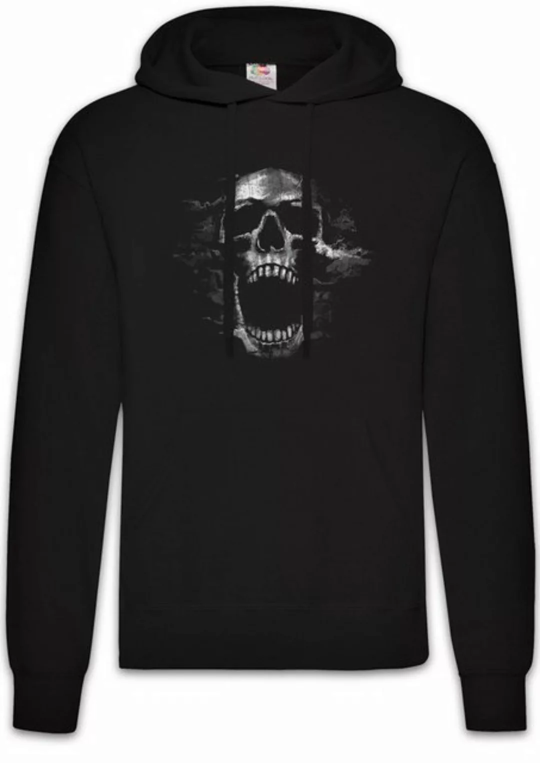 Urban Backwoods Hoodie Screaming Skull I Herren Hoodie Schädel Dead Totensc günstig online kaufen