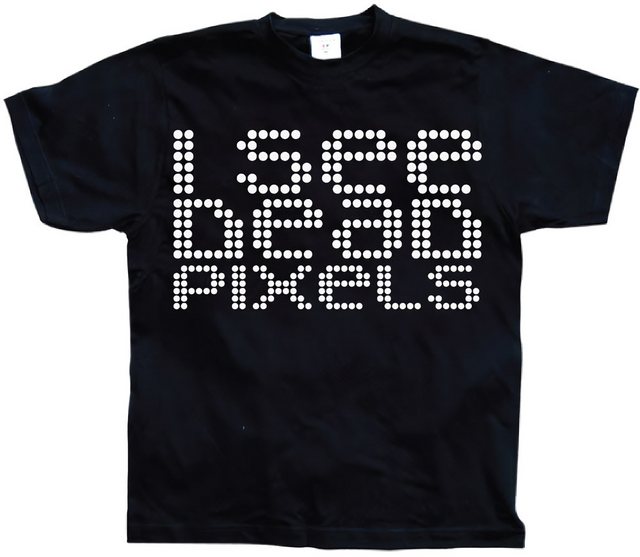 Hybris T-Shirt I See Dead Pixels T-Shirt günstig online kaufen