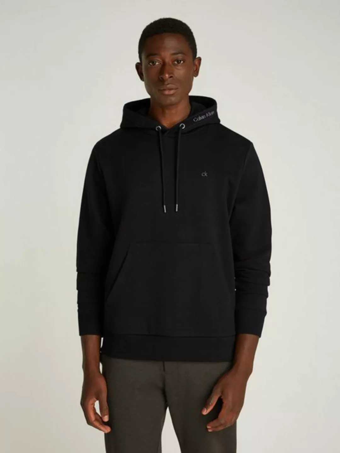 Calvin Klein Kapuzensweatshirt NECK LOGO HOODIE mit Logoschriftzug an der K günstig online kaufen